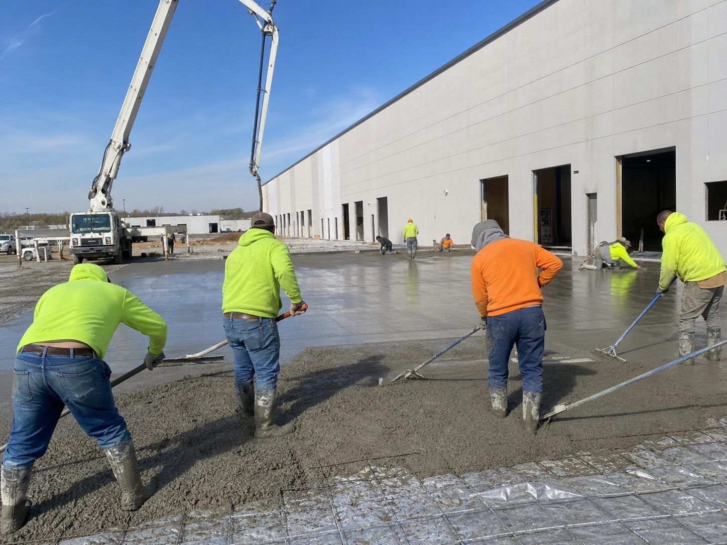 Commercial concrete work in Lee's Summit and Kansas City metro