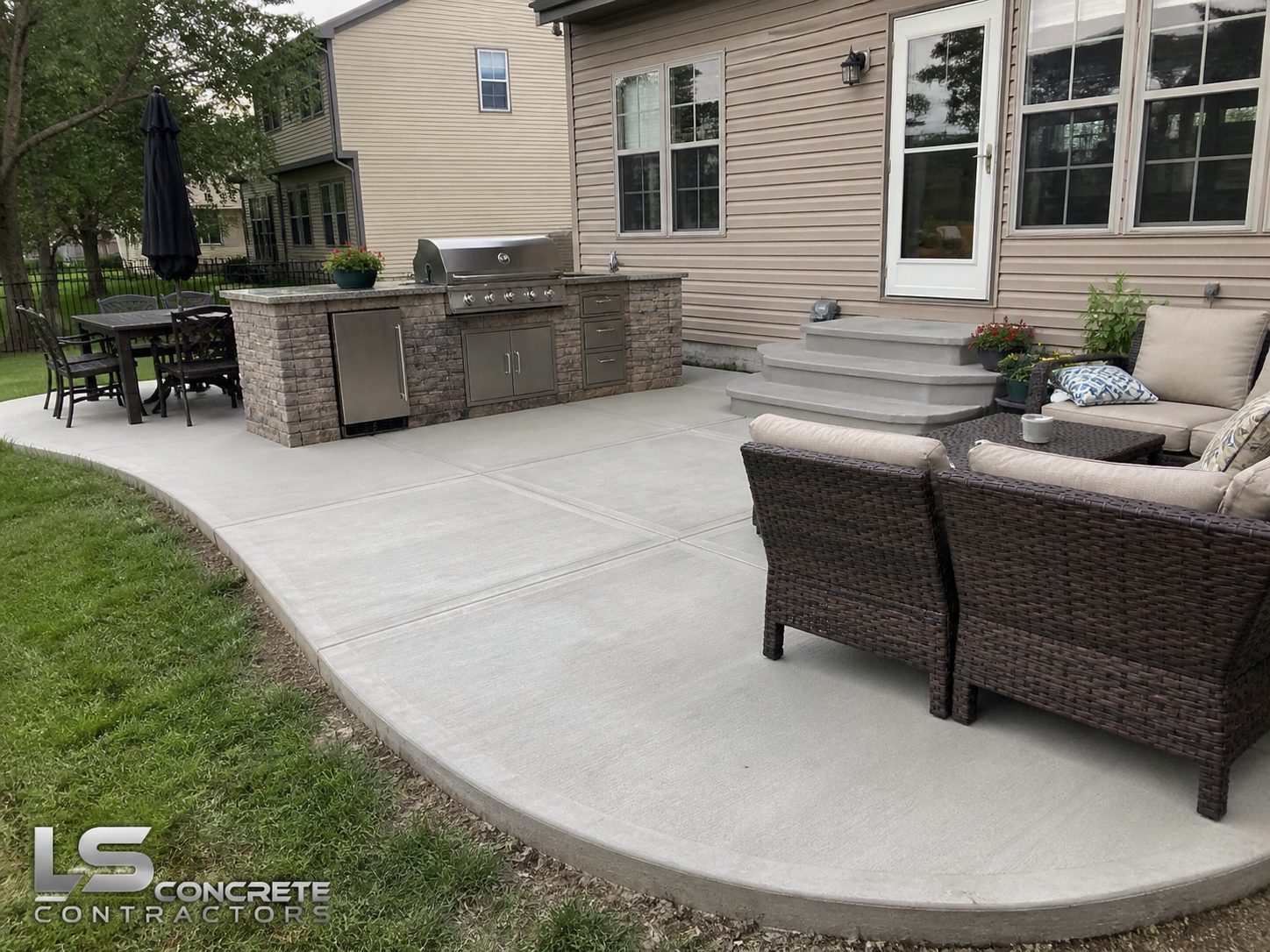 Finished concrete project in Independence, MO